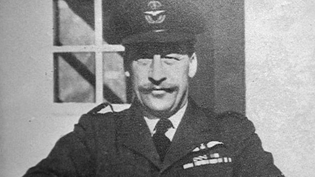 Lancaster Bomber pilot Sqn Ldr John Mitchell