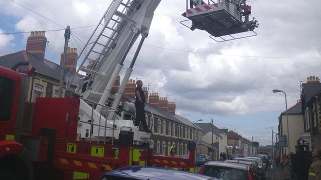 The fire service aerial ladder
