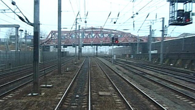 electrified train track