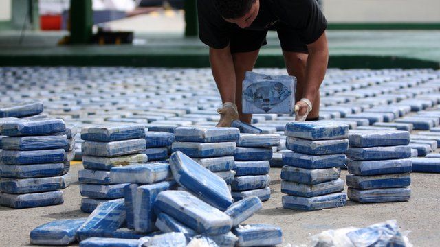 Colombian cocaine haul - file pic
