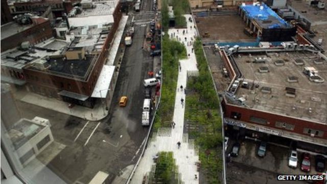 New York's High Line: Why cities want parks in the sky - BBC News