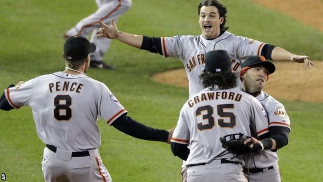 Giants sweep Tigers for World Series title