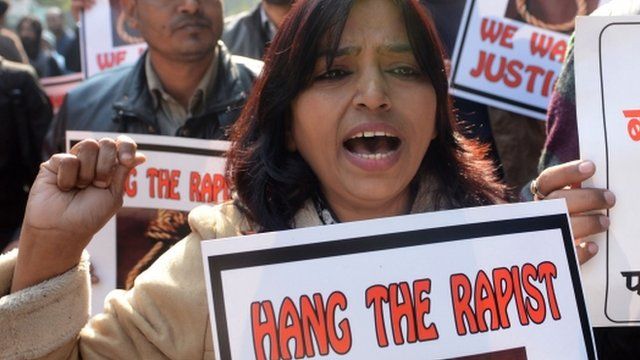 Anti-rape protest in Delhi