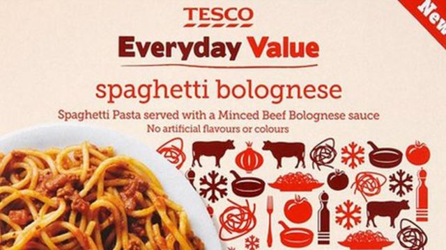 Horsemeat scandal: Tesco reveals 60% content in dish - BBC News