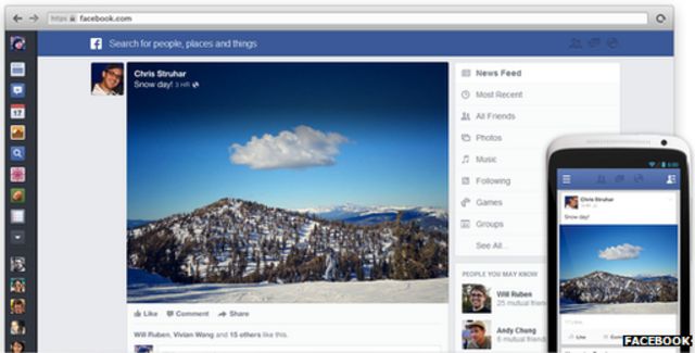 Facebook Web Reaction To The News Feed Revamp c News