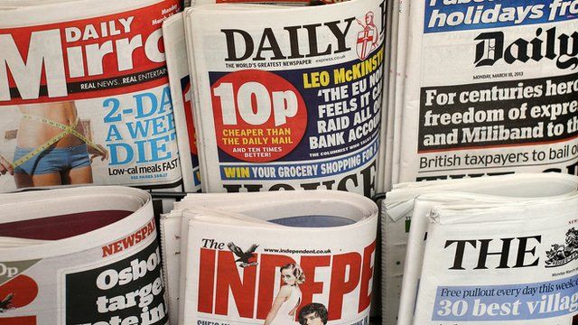 Newspapers 'protected from punitive damages' under new rules - BBC News