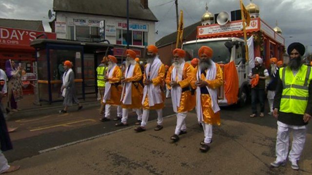 Parade in Wolverhampton
