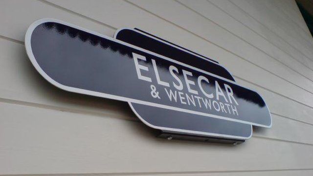 Elsecar Heritage Railway sign