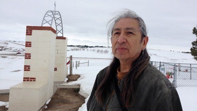 Nathan Blindman at Wounded Knee.