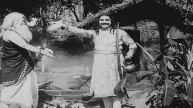 A scene from Raja Harishchandra - India's first silent film