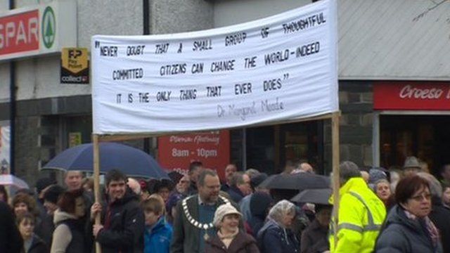Protestwyr Gogledd Cymru