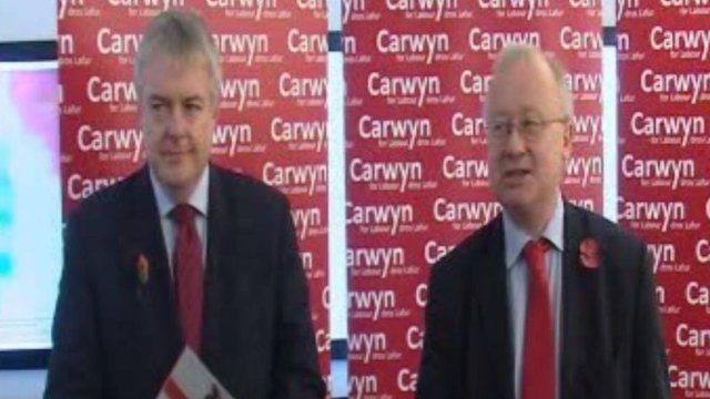 Carwyn Jones a Leighton Andrews