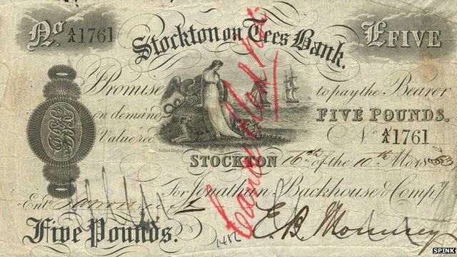 Stockton on Tees banknote