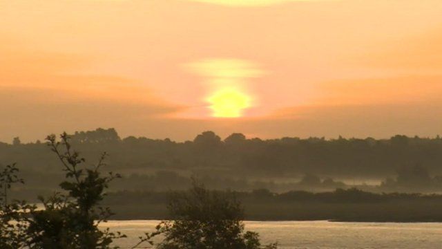 Sunrise on the Colne Estuary in Essex