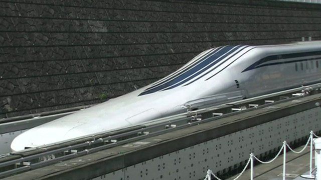 Maglev train in Japan