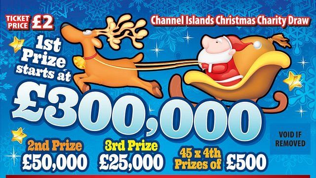 Channel Islands Christmas Lottery 2013 tickets