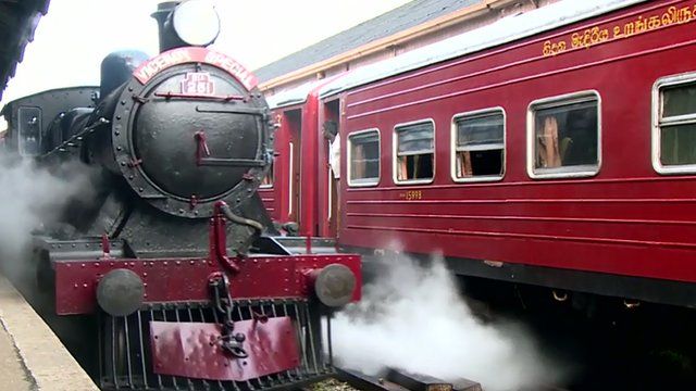 The Viceroy Special steam engine in Sri Lanka