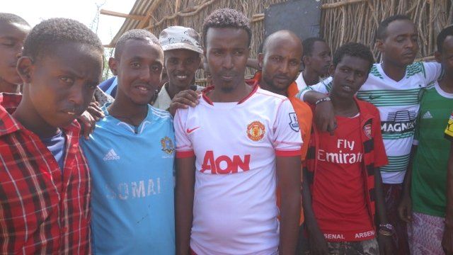 Young men in Dadaab, Kenya