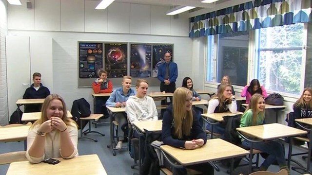 Classroom in Finland