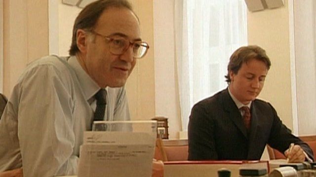 Archive image of Michael Howard and David Cameron