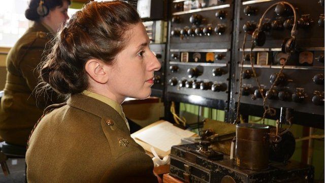 A re-enactment of the breaking of the German Lorenz machine code at Bletchley Park