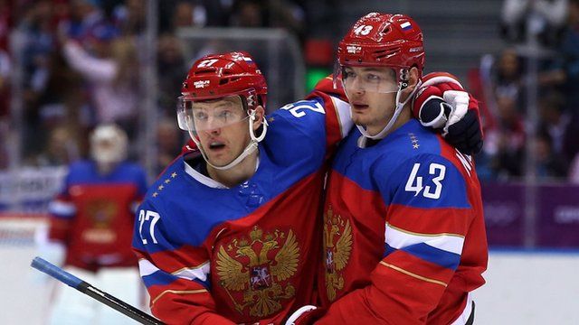 Sochi 2014: USA men edge Russia in ice hockey classic - BBC Sport