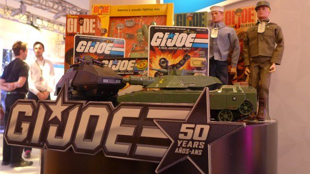 The current crop of GI Joes is on display at the New York Toy Fair