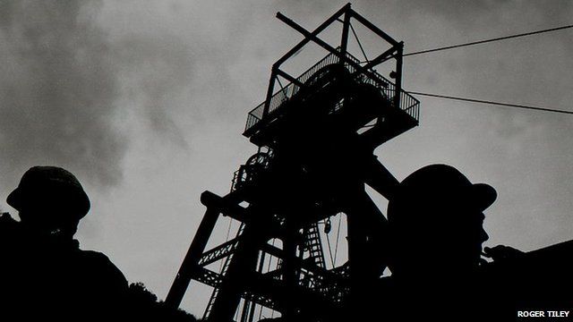 Miners at the pit head