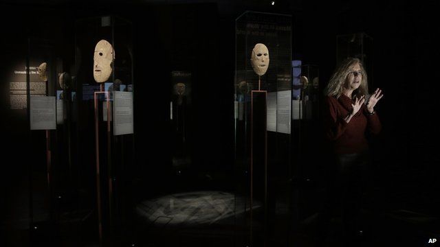 World's oldest masks go on display in Jerusalem - BBC News