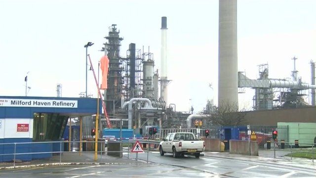 Murco refinery at Milford Haven