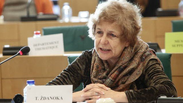 Latvian MEP Tatjana Zdanoka (pic: European Parliament website)