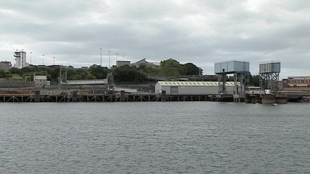 Millbay Docks in Plymouth