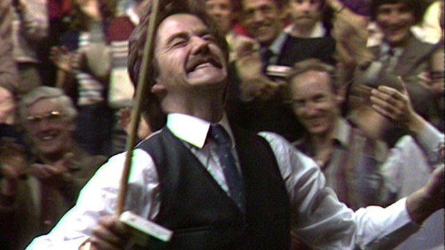 Archive: Cliff Thorburn makes the first maximum break at the Crucible