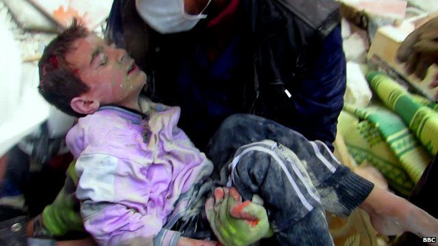 Nine-year-old pulled from rubble
