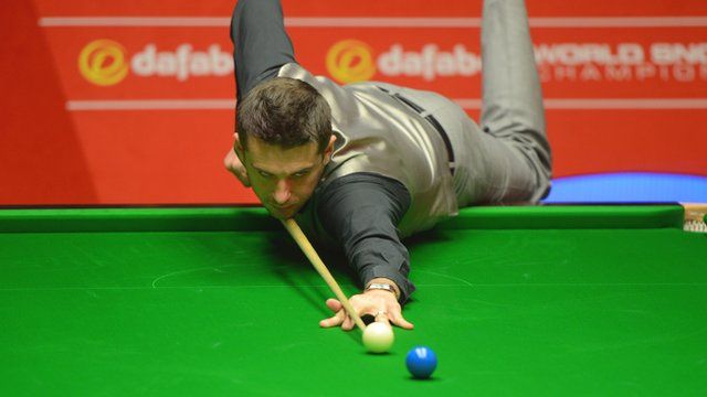 Mark Selby at the World Snooker Championship