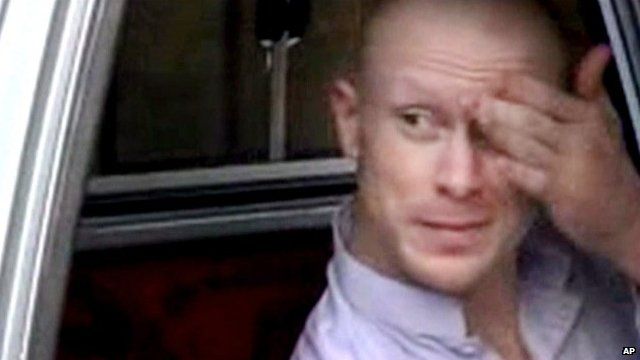 Bowe Bergdahl after his release from captivity