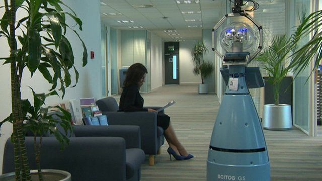 Robot Bob in office
