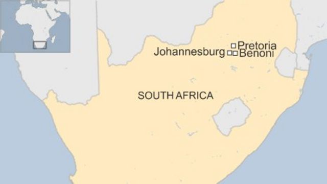 Benoni, South Africa, Map, & Fact