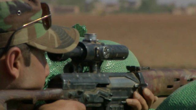 Kurdish soldier
