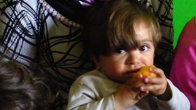 Syrian refugee child in Gaziantep, Turkey