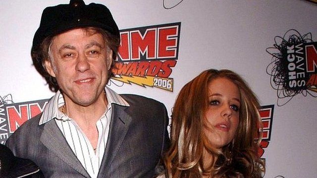 Bob and Peaches Geldof in 2006