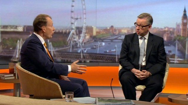 Andrew Marr interviews Michael Gove