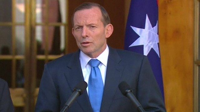 Australian PM Tony Abbott