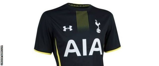 tottenham black jersey