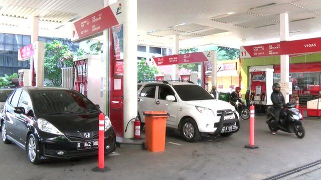 Jakarta petrol station