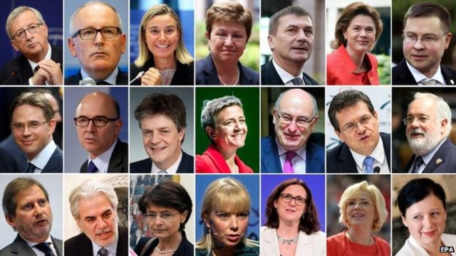 media praise bold juncker shake up of eu commission bbc news