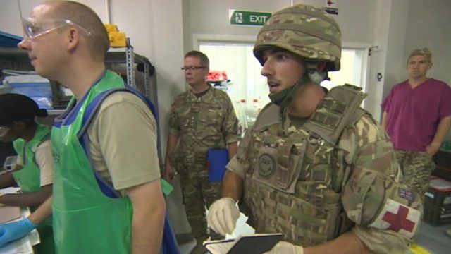 York homecoming parade for Army medics - BBC News