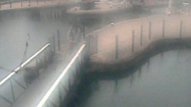 CCTV footage of Arnis Zalkalns