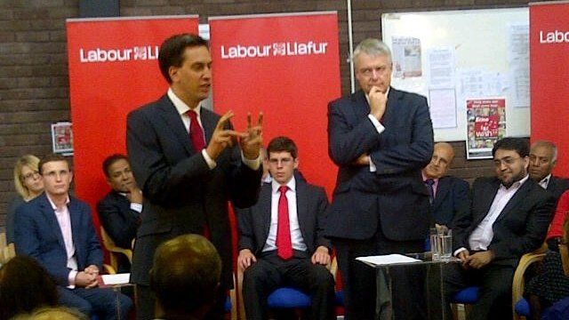 Ed Miliband and Carwyn Jones