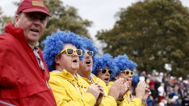 The weird and wonderful outfits of fans at the Ryder Cup